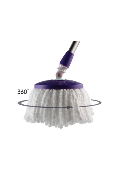 4 Adet Yedek Uç - Yedek Mop Mikrofiber Bez - Vileda Temizlik Paspas Spin Mop