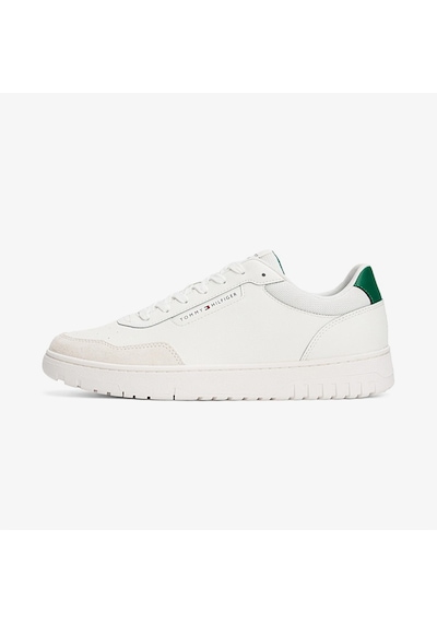 Tommy Hilfiger Low Top Mixture Erkek Beyaz Sneaker Fm0fm05467 Beyaz
