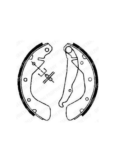 DELPHI LS1621 KAMPANA BALATA ASTRA F 91- CORSA B 93- CORSA C 00-