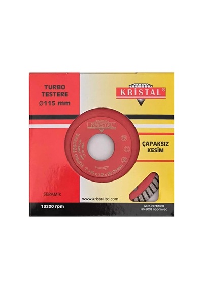 Kristal Turbo Testere 115 Mm Çapaksız Kesim - 637923308