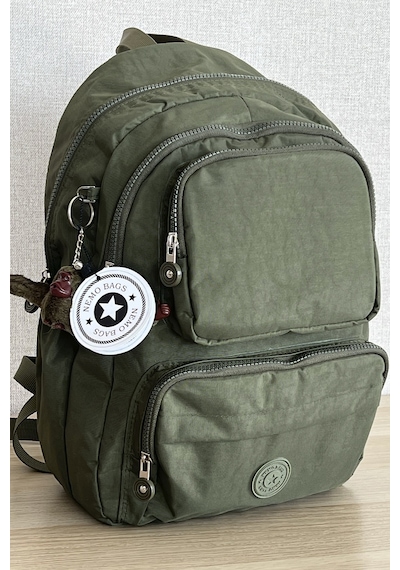 Nemo Bags Haki Sırt Okul Laptop Seyahat Spor Çantası