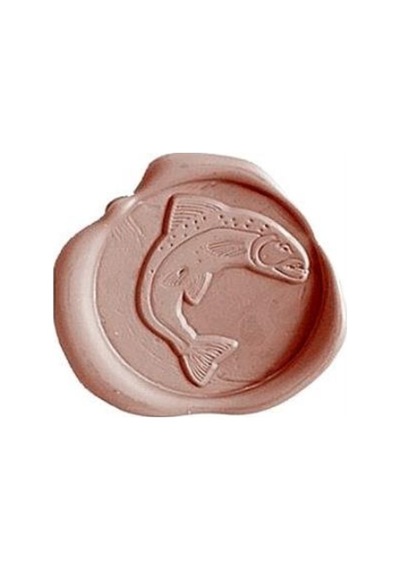 Retro Mektup Mühürü Damga Balık + 30 Adet Mühür Mumu + Eritme Kaş