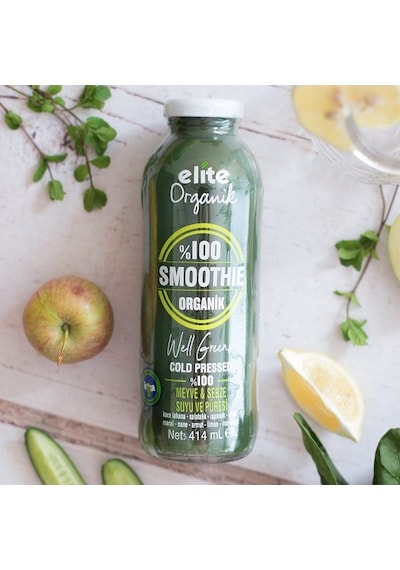 Elite Organic Kara Lahana Salatalık Smoothie 414 ML