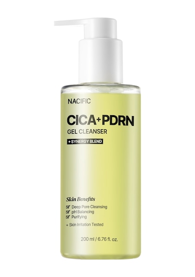 NACIFIC Cica PDRN Gel Cleanser 200 ml , Hassas Ciltler İçin Nazik Jel Temizleyici , Bariyer