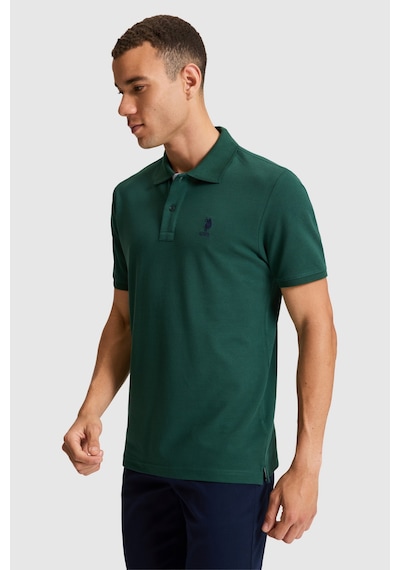 U.S. Polo Assn. U.s. Polo Assn. Erkek Koyu Yeşil Tişört Basic 50322314-vr079 Koyu Yesıl