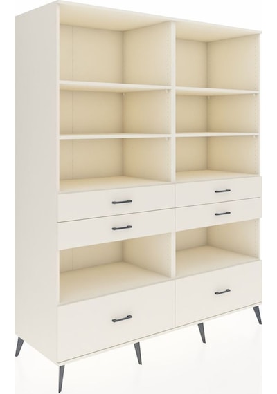 Kronos Gardrop 8 Raflı 6 Çekmeceli 176x59x221 Aytaşı-aytaşı Aytaşı