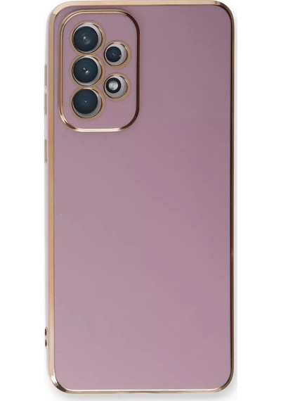 Newface Samsung Uyumlu,  Galaxy A33 5g Kılıf Volet Silikon - Mor