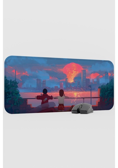 Akira Anime V2 - 70x30 Xl Gaming Kauçuk Kaymaz Taban Mouse Pad Fare Altlığı