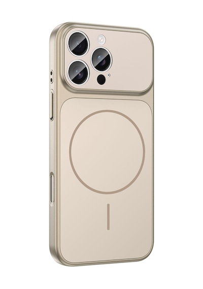 Apple Uyumlu iPhone 14 Pro Max Kılıf Zore M-safe Şarj Özellikli Kamera Korumalı Formen Kapak Turuncu