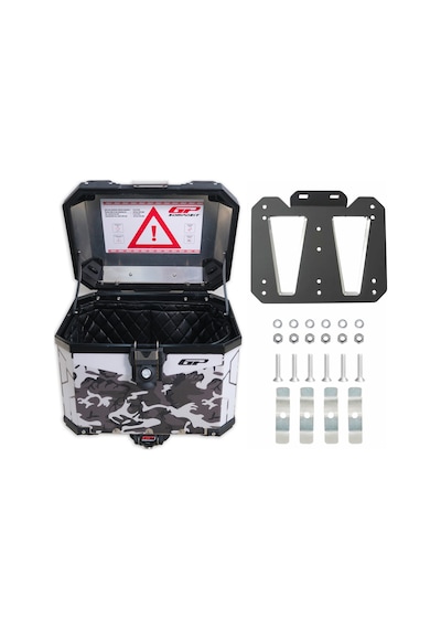 Gp Kompozit Dsn01 Universal 37 Lt Desenli Alüminyum Motosiklet Çantası Diğer