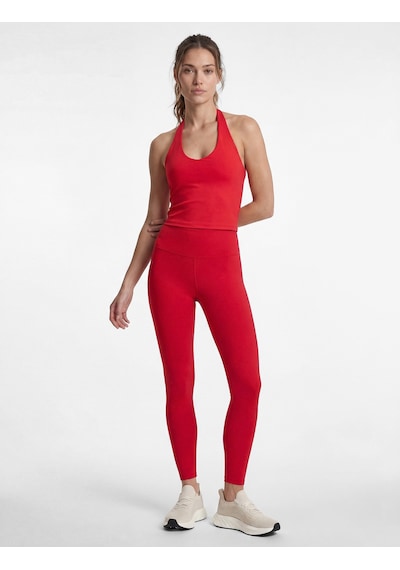 Koton Slim Fit Kolsuz Halter Yaka Spor Bluz Kırmızı 6sak30161nk