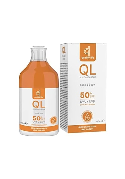 Ql Yüz Güneş Kremi 50 + Spf Faktör Leke Karşıtı Çok Yüksek Koruma 1 X 110 Ml