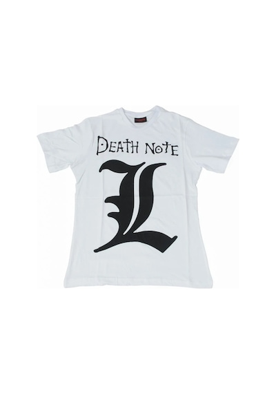 Death Note L Tişört Beyaz Çok Renkli