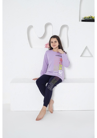 Estiva 24472 Kız Çocuk Uzun Kollu Pijama Takımı 001