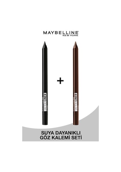 Tattoo Liner Jel Göz Kalemi - 900 Deep Onyx Siyah + 911 Smooth Walnut Kahverengi İkili Set pktmybsmkhikgzkst-8774 Diğer