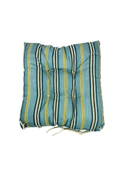 Pofuduk Ev Bahçe Teras İpli Sandalye Minderi 35x35 Cm D4 Çok Renkli