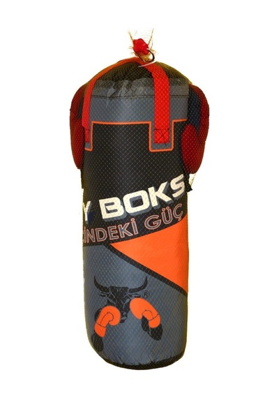 5664 Baskılı Kum Torbası 60x20 -ky Spor Mor