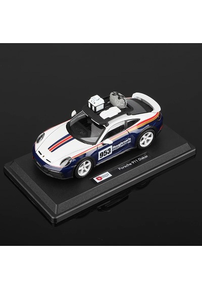 Bburago 1:24 Porsche 963 Alaçm Araba Modeli 911 918 Döküm Aaçlar Oyuncak 911 Dakar