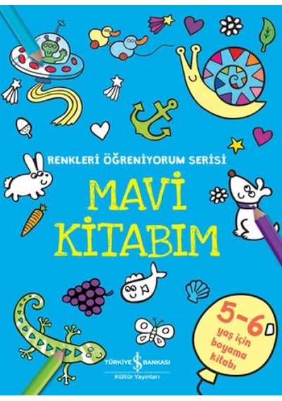 Mavi Kitabım - Renkleri Öğreniyorum Serisi - Ccgx-859031