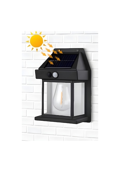 Kba742 Sensörlü Solar Duvar Armatürü 5w Ip65