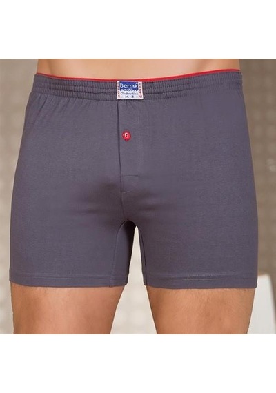 2 Adet Berrak 1099 Düğmeli Erkek Boxer Penye Boxer