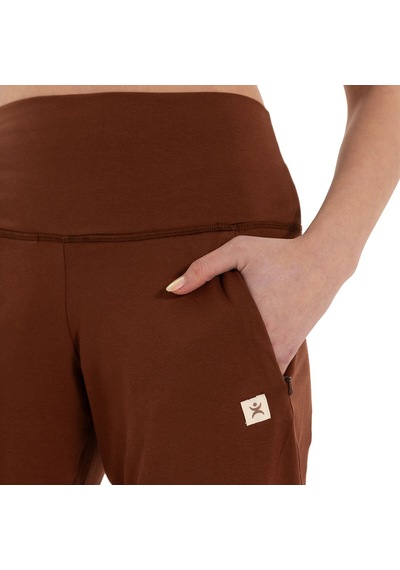 Inguz Organik Pamuk Yoga Pantolon Kahverengi
