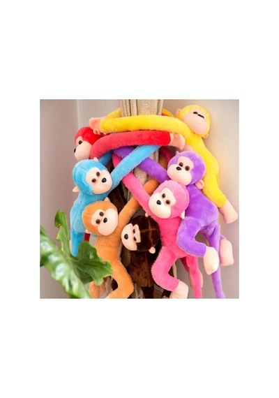 Elleri Yapışabilen Kaliteli Oyuncak Peluş Maymun 50 Cm. Sesli Çığlık Atan Renkli Maymun Sütlü Kahve Elleri Yapışabilen Kaliteli Oyuncak Peluş Maymun 50 Cm. Sesli Çığlık Atan Renkli Maymun Sütlü Kahve