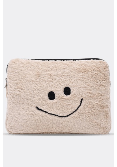 Mussen Smile Laptop Kılıfı 13" & 14" İnç Uyumlu Bej
