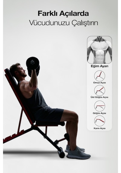 Proforce Versal - Ayarlanabilir Bench Sehpa - Katlanabilir Bench Sehpası
