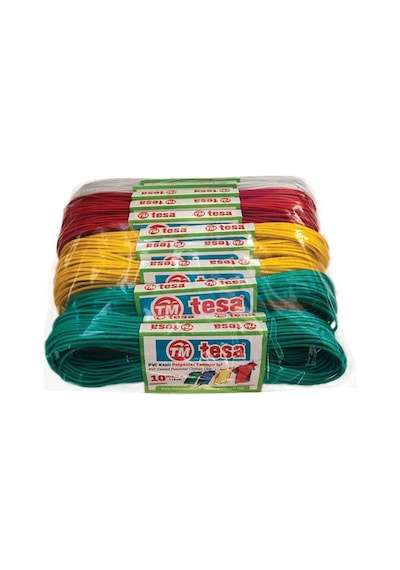 Tesa Temsan Tm-010 Çelik Çamaşır İpi 10m 12x10- 12'li Paket