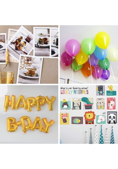 Sticker Damla Model  Çift Taraflı Yapışkan Balon  Yapıştırıcısı