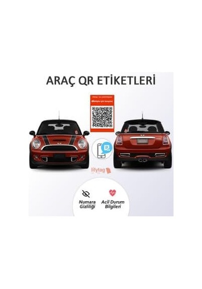 Lıfytag Akıllı Qr Numaratör - Araç Oto Parkmatik