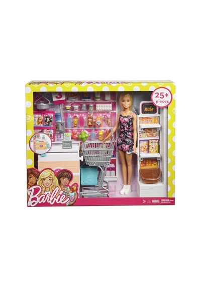 Frp01 Barbie Süpermarkette Oyun Seti Standart