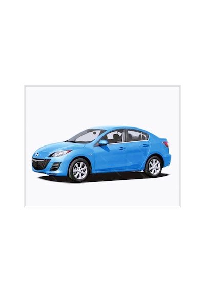 Mazda 3 Krom Cam Çıtası 4 Prç. 2009-2014 Arası P. Çelik Sedan