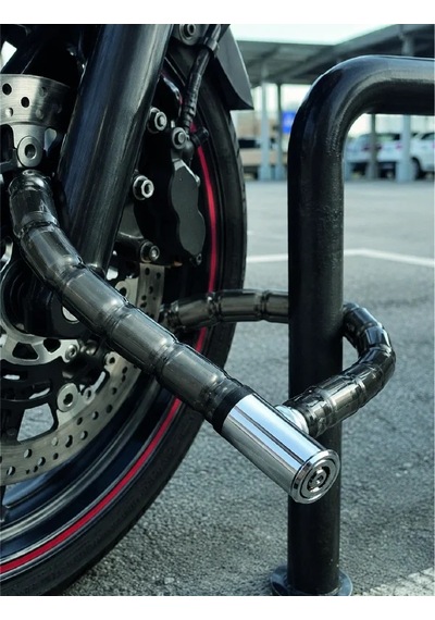 Güvenli Motosiklet Kilidi 150 Cm Uzunlukta Çelik Yapı