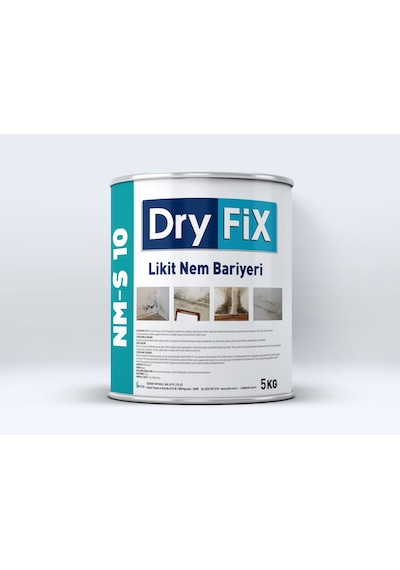 Dryfix Nm-S10 Rutubet Nem Küf Engelleyici Boya 5 Kg Dryfix Nm-S10 Rutubet Nem Küf Engelleyici Boya 5 Kg