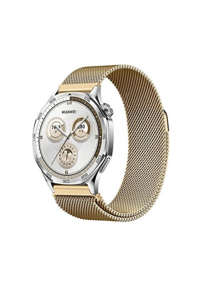 Huawei Watch 3 Huawei Gt Huawei Gt2 Huawei Gt2e Huawei Gt3 Huawei Gt4 Huawei Gt5 Pro Se Elite 46mm Uyumlu 22mm Hasır Örgü Metal Milano Kordon