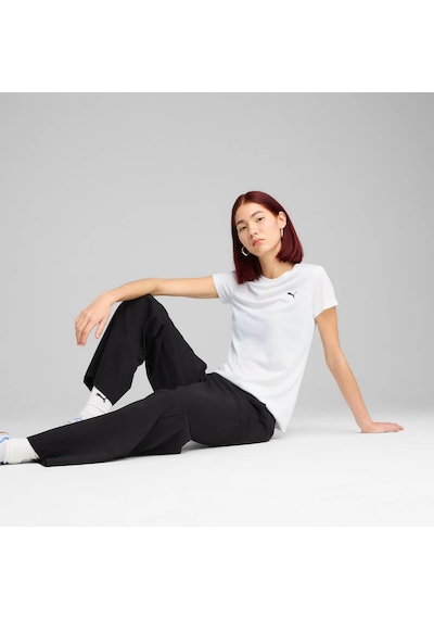 Puma Ess Poly Tee Beyaz Kadın T-shirt 682376-02 Beyaz