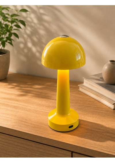 Zenlight Mantar Masa Lambası 320-2 Sarı