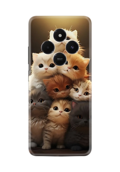 Xiaomi Redmi A4 Kılıf Boutique Baskılı Resimli Kedicikler Pcode -027