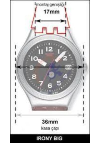 Swatch Uyumlu 17Mm Silikon Saat Kordonu