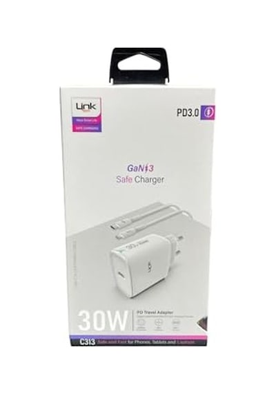 30w Pd Gan3 Type-c To Lightning Kablolu Şarj Aleti Set
