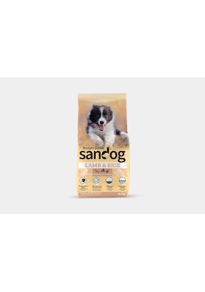 Sandog Kuzu & Pirinçli Yavru Köpek Maması 15 KG