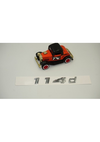 Bmw 114D Bagaj Krom Metal 3M 3D Yazı Logo