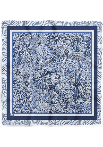 Indıgo Bloom Desen Bandana/fular Çok Renkli