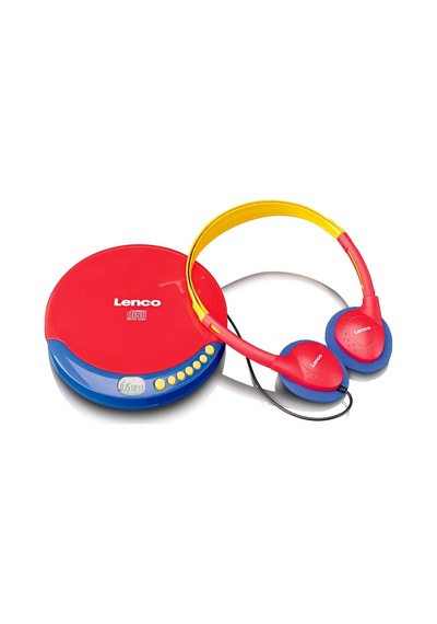 Lenco Cd-021kıds Kırmızı Taşınabilir Cd Çalar Discman Şarj Özellikli