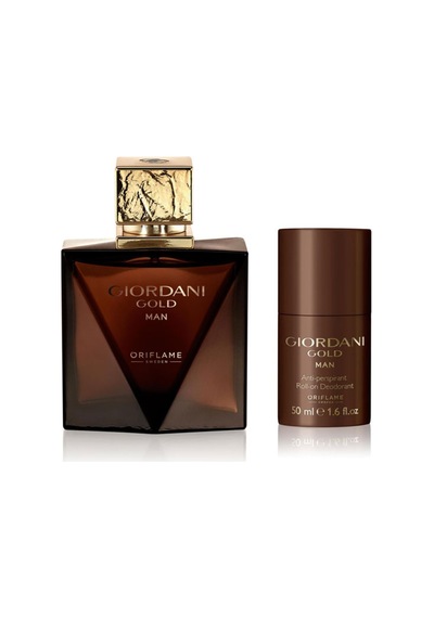 Oriflame Giordani Gold Man Erkek Parfüm EDT 75 ML + Deodorant 50 ML