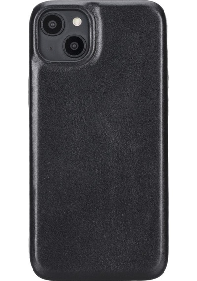 Apple Uyumlu iPhone 14 Plus Deri Arka Kapak Rock Rst1