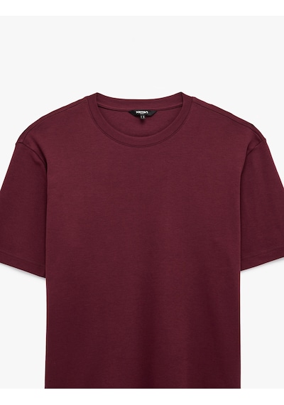 Koton Regular Fit Kısa Kollu Pamuklu Bisiklet Yaka Tişört Bordo 6sam10021mk Bordo Koton Regular Fit Kısa Kollu Pamuklu Bisiklet Yaka Tişört Bordo 6sam10021mk Bordo