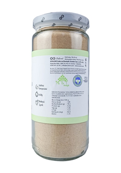 OG natural Organik Keçiboynuzlu Bebek Muhallebisi Karışımı 320 G +8 Ay
